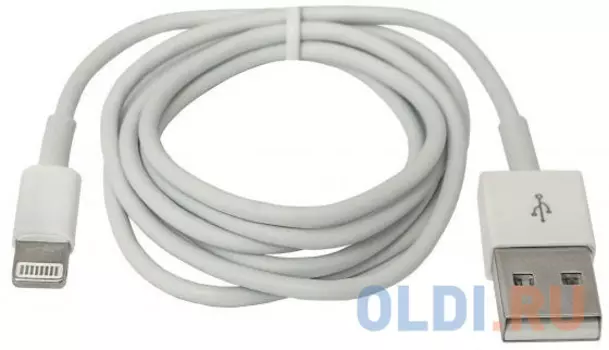 Кабель Lightning 1м Defender ACH01-03H круглый белый