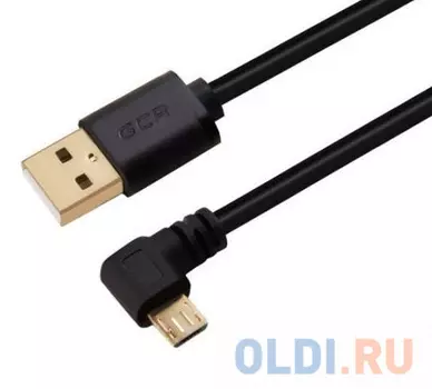 Кабель Micro-B 3м Green Connection GCR-UA8AMCB6-BB2S-3.0m круглый черный