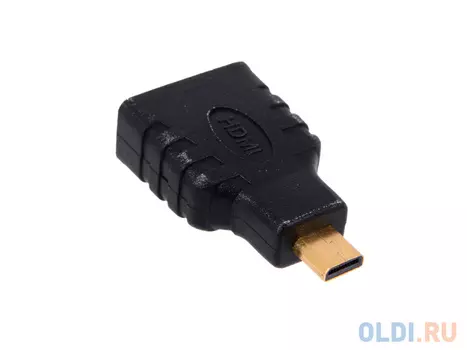 Переходник HDMI-microHDMI Gembird, 19F/19M, золотые разъемы, пакет A-HDMI-FD