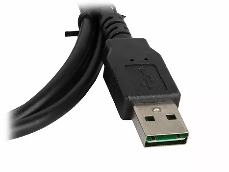 Кабель microUSB 1м Gembird круглый черный