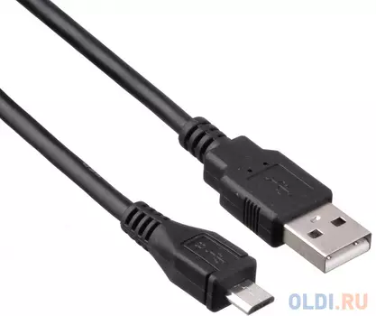 Кабель microUSB 1.2м Exegate круглый черный