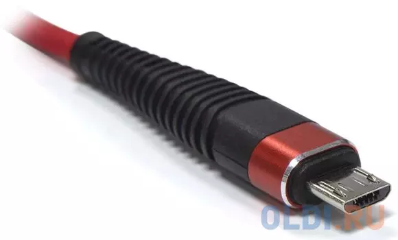 Кабель microUSB 1м CBR CB 500 круглый красный