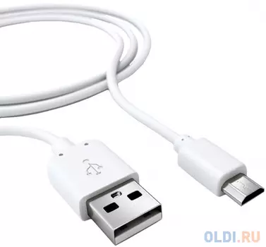 Кабель microUSB 1м Red Line УТ000008647 круглый белый