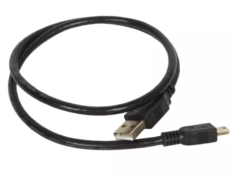 Кабель miniUSB Orient MU-206 черный Am - mini-Bm (5pin), 0.6 м