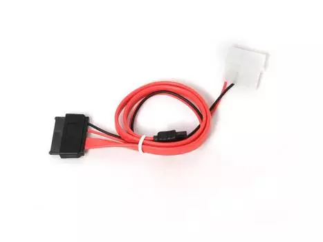 Кабель molex+SATA/miniSATA 6pin+7pin 30см Gembird CC-SATA-C2