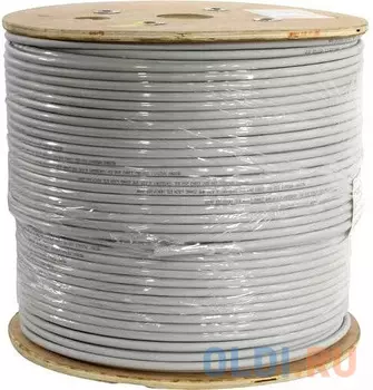 Кабель NEOMAX [NM710002] U/UTP cat.5e 4x2x0.52, 24 AWG, медь, внутренний, PVC, 305м, серый