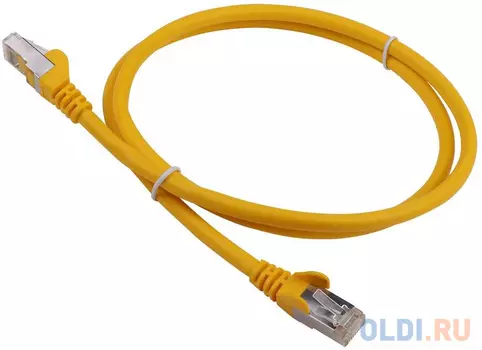 Кабель Патч-корд Lanmaster FTP LAN-PC45/S6A-2.0-YL вилка RJ-45-вилка RJ-45 кат.6А 2м желтый LSZH (уп.:1шт)
