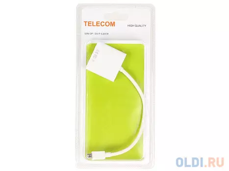 Кабель-переходник Mini DisplayPort(M) - DVI (F) Telecom (TA6050)