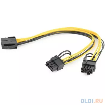 Кабель питания Cablexpert CC-PSU-85 PCI-Express 6-пин на 6+2 пин x 2 шт., 0.3 м