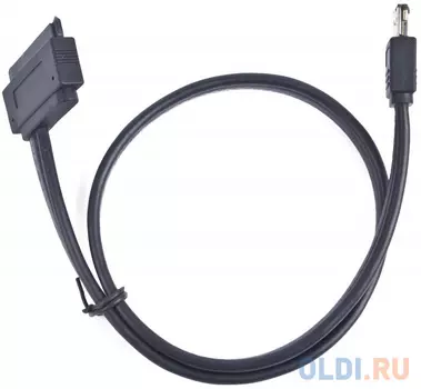 Кабель питания и интерфейсный eSATAp - eSATA Cablexpert, 0,5м, 22pin, пакет