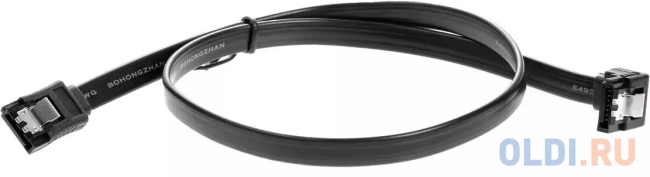 Кабель SATA M --SATA M 3.0V 7 pin угловой разъем Telecom 0.5m 