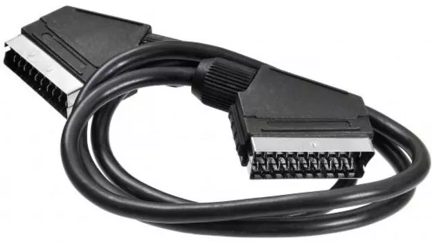 Кабель SCART Buro BSC001-B-1, 1 м черный