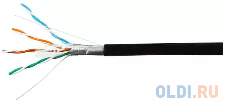 Кабель SkyNet CSS-FTP-4-CU Standart FTP indoor 4x2x0,48, медный, FLUKE TEST, кат.5e, однож., 305 м, box, серый (207421)