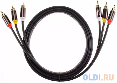Кабель соединит 3xRCA (M) - 3xRCA (M), 1.5m TelecomPRO