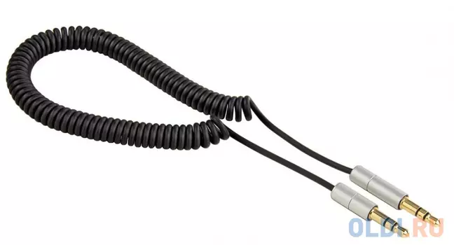 Кабель соединительный 0.5м Hama 3.5 Jack (M) - 3.5 Jack (M) витой черный H-93775