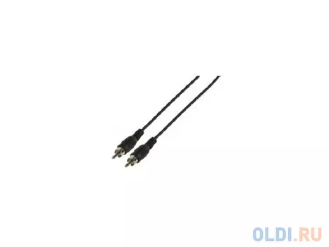 Кабель соединительный 1.5м VCOM Telecom RCA(M)-RCA(M) черный AV4158-1.5M