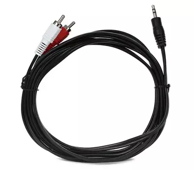 Кабель Telecom Jack 3.5 (M) - 2xRCA (M) VCOM VAV7183-3M