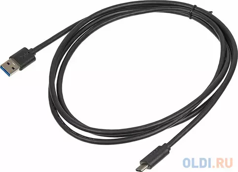 Кабель Type-C 1.8м Бюрократ BHP USB-TPC-1.8 круглый черный