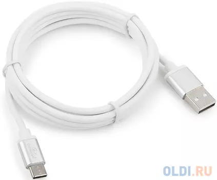 Кабель Type-C 1.8м Gembird CC-S-USBC01W-1.8M круглый белый