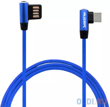 Кабель Type-C 1м Auzer AC-T26BE круглый синий