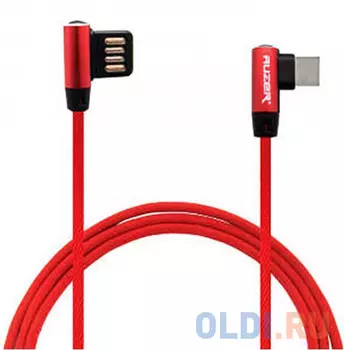 Кабель Type-C 1м Auzer AC-T26RD круглый красный
