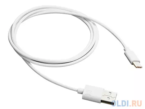 Кабель Type-C 1м Canyon CNE-USBC1W круглый белый