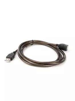 Кабель удлинитель Telecom USB 2.0 AM/AF Blue 1.8m, Прозрачная