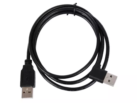 Кабель USB Greenconnect GCR-AM2M2-1m, 1 м, угловой коннектор