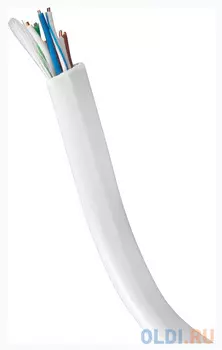 Кабель UTP indoor 4 пары категория 5e Бюрократ одножильный омедненный алюминий 305 м серый