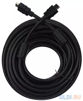 Кабель VCOM HDMI 19M/M ver:1.4+3D, 15m, позолоченные контакты, 2 фильтра