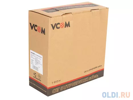 Кабель VCOM UTP 4 пары кат.6 (бухта 100м) p/n:VNC1020
