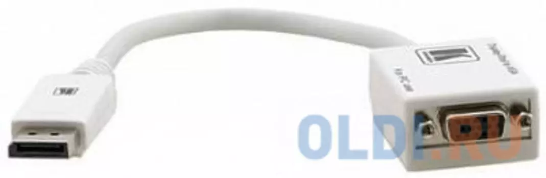 Кабель VGA DisplayPort 0.3м Kramer ADC-DPM/GF круглый белый