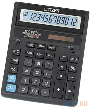 ! Калькулятор бухгалтерский Citizen SDC-888TII 12-разрядный