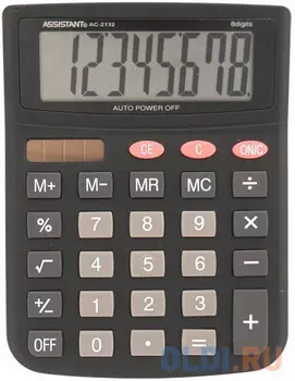 Калькулятор настольный Assistant AC-2132 8-разрядный AC-2132