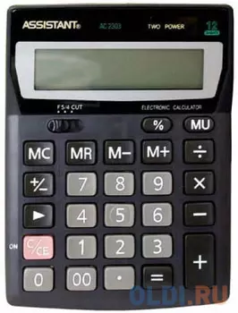 Калькулятор настольный Assistant AC-2303 12-разрядный AC-2303