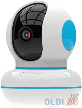 Камера: HIPER Smart camera HIPER IoT Cam M3/Умная поворотная Wi-Fi камера внутренняя/Поворот по двум осям/Wi-Fi/micro-SD до 128Гб/AVCHD 720p/AC 100-250V; DC 5V/1.6A/внутри помещений/IoT Cam M3