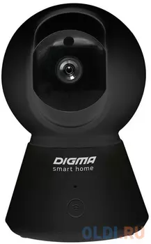 Камера IP Digma DiVision 401 CMOS 2.8 мм 1920 x 1080 H.264 MJPEG Wi-Fi черный