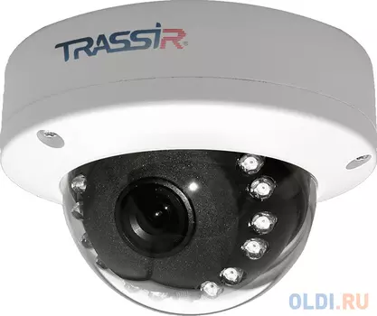 Камера IP Trassir TR-D3121IR1 CMOS 1/2.9" 3.6 мм 1920 x 1080 H.264 RJ-45 PoE белый