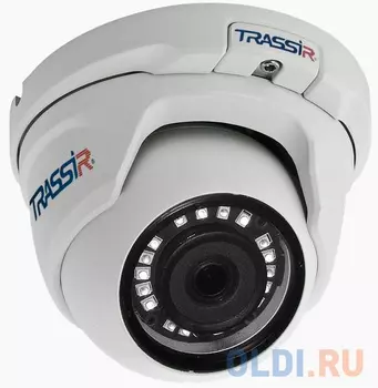 Камера IP Trassir TR-D8121IR2 v2 CMOS 1/2.7" 2.8 мм 1920 x 1080 H.264 RJ-45 PoE белый