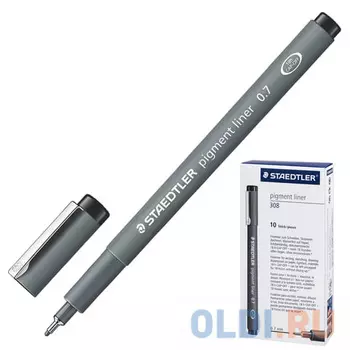 Капиллярная ручка капилярный Staedtler Pigment Liner черный 0.7 мм