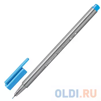 Капиллярная ручка капилярный Staedtler Triplus Fineliner голубой 0.3 мм