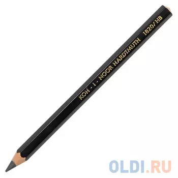 Карандаш чернографитный JUMBO, деревянный лакированный корпус, HB 1820 HB