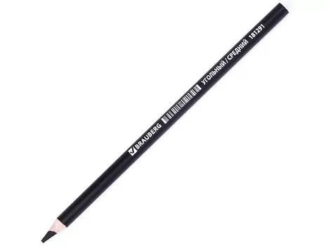 Карандаш графитовый BRAUBERG угольный 176 мм