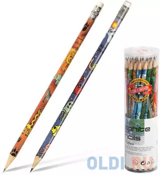 Карандаш графитовый Koh-i-Noor Safari + Sea НВ 1231036005TD 175 мм чернографитный