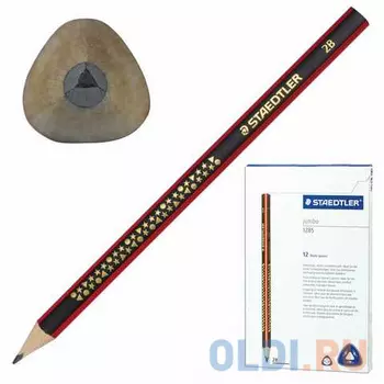 Карандаш графитовый Staedtler 181173 175 мм утолщенные