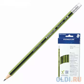 Карандаш графитовый Staedtler 181183 "NORIS ECOLOGY" 180 мм