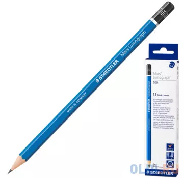 Карандаш графитовый Staedtler "Mars Lumograph" 175 мм