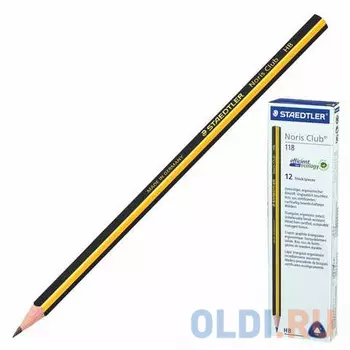 Карандаш графитовый Staedtler "Noris Club" 118 175 мм