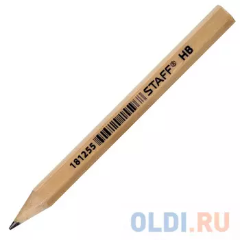 Карандаш графитовый STAFF 181255 50 шт 90 мм