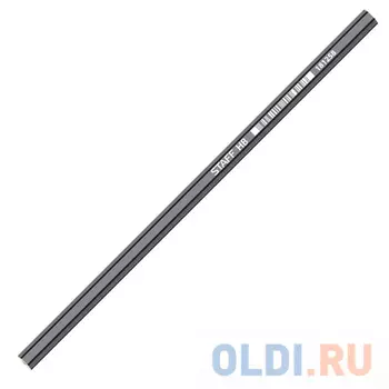 Карандаш графитовый STAFF 181258 176 мм чернографитный